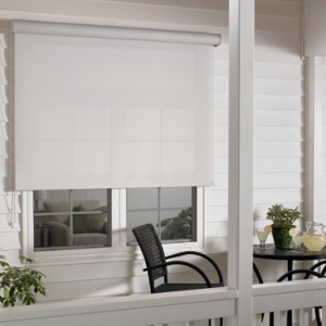 Exterior Solar Shades are installed to the outside of your window or patio to block the sun's rays before they reach your interior, greatly reducing air-conditioning costs. Just like standard Solar Shades, Exterior Solar Shades maintain your view to the outside, while protecting your interior from UV rays and reducing glare. Choose darker fabric colors for a better view, lighter fabric colors for better temperature control.