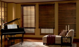 Elite Wood blinds are available in Cherry, Walnut and Maple, as well as many other paint and stain colors to coordinate with today's popular cabinet, flooring and furniture finishes.